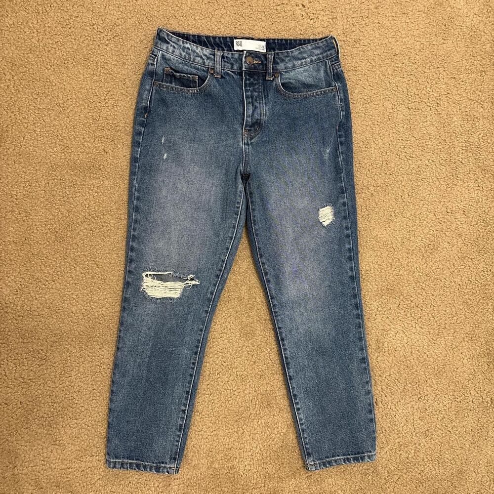Rsq Women's Blue and Navy Jeans